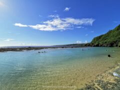 まるで天然のプール しっかりリーフに守られた瀬田海海浜公園【徳之島】