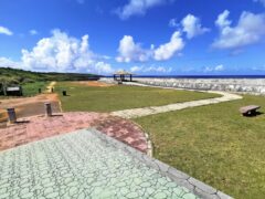 西港のそばにあるミレニアムパーク 島の歴史も感じられるスポット【南大東島】