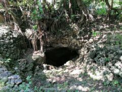 昔は島で唯一の水源 集落の東にあるアンヌカー(下り井戸)【鳩間島】