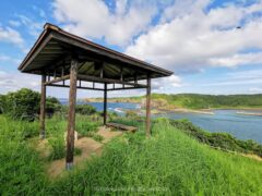 見晴らしのいい乙女の鼻園地 海岸の近くにも遊歩道あり【宇久島】