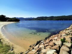 中ノ島の玄関口 菱浦港から近いレインボービーチ【隠岐諸島 中ノ島】